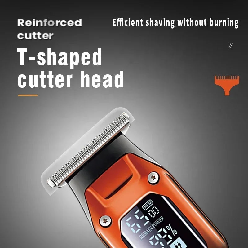 Professional Hair Trimmer Machine LCD Display Hair Cutting