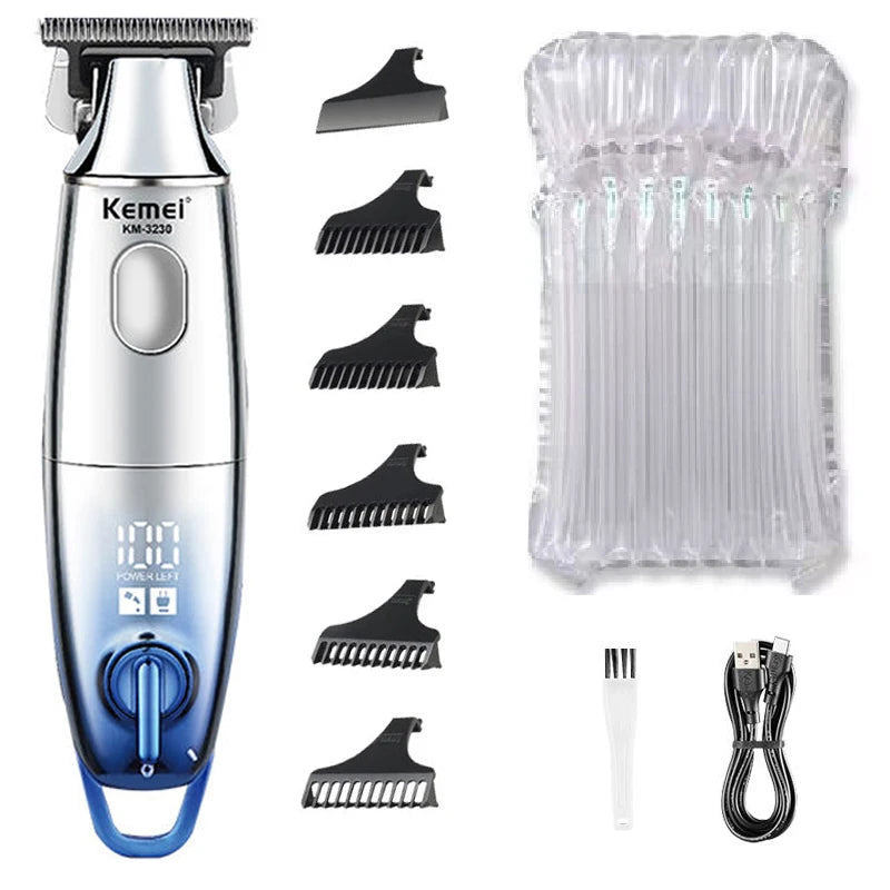 Kemei 3230 0mm Professional Hair Trimmer For Men
