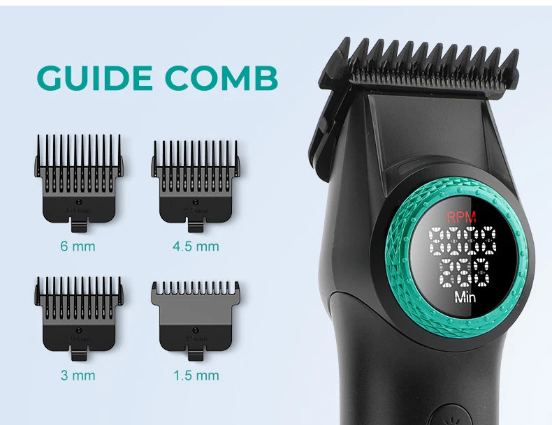 VGR 977 377 new hair trimming set high-end men's hair clipper