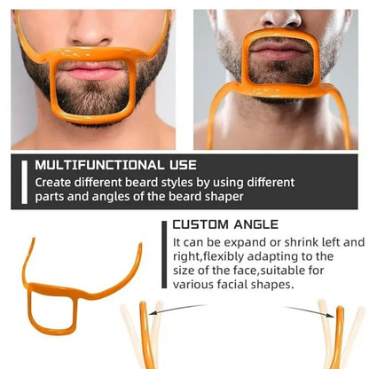1pc High Quality Practical Plastic Men's Beard Shaping Shaper
