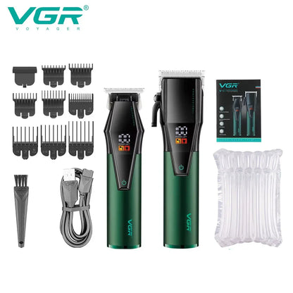 VGR Hair Trimmer Professional Clipper Barber Adjustable Haircut V-677