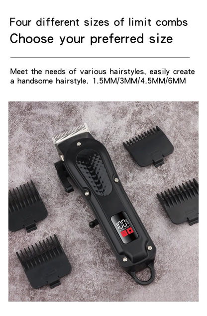 Professional Hair Clipper Cosinion - Rechargeable Hair Trimmer 160min Runtime