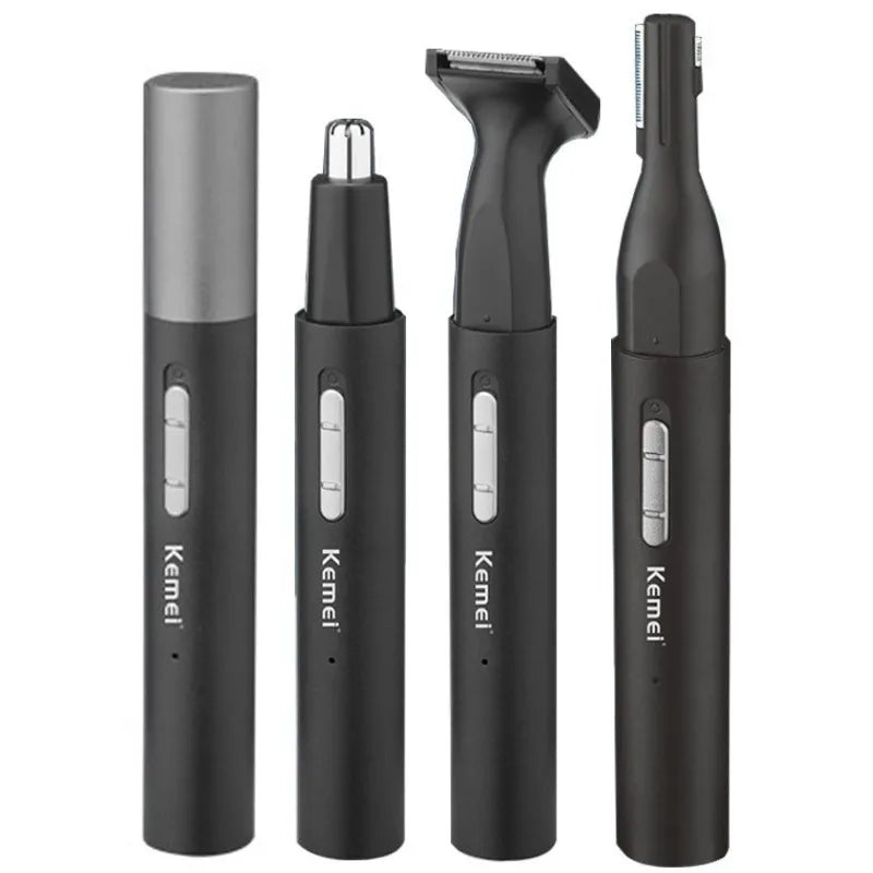 Kemei Pro Rechargeable Nose Hair Trimmer Pen Beard Grooming Kit