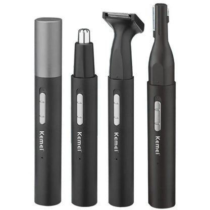 Kemei Pro Rechargeable Nose Hair Trimmer Pen Beard Grooming Kit