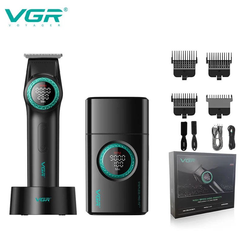 VGR 977 377 new hair trimming set high-end men's hair clipper