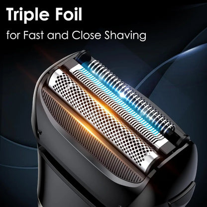 Electric Shaver For Men Rechargeable Shaving Razors Trimmer