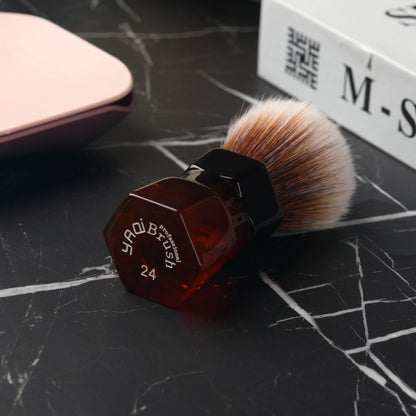 Moka Express Synthetic Hair Barbe Mens Shaving Brush