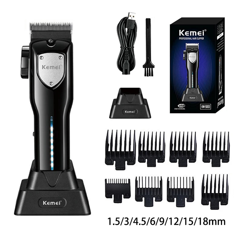 Kemei KM-2299 KM-2026 KM-5083 Professional Hair Clipper Kit