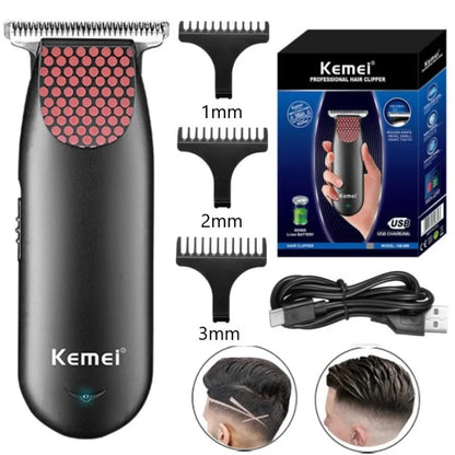 KM-889 Rechargeable Bald Professional Pocket Cordless Clipper