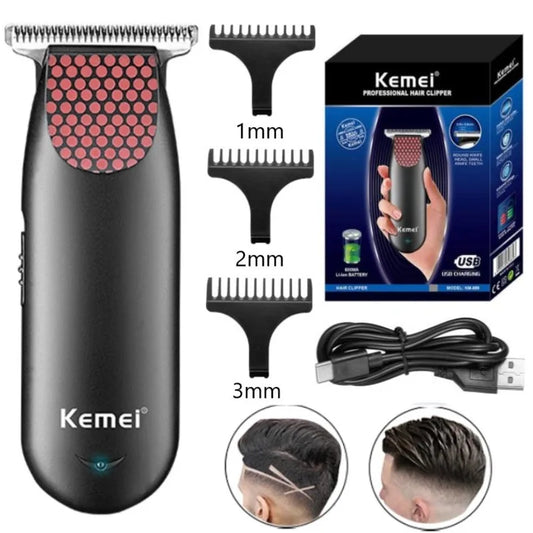 KM-889 Rechargeable Bald Professional Pocket  Hair Clipper