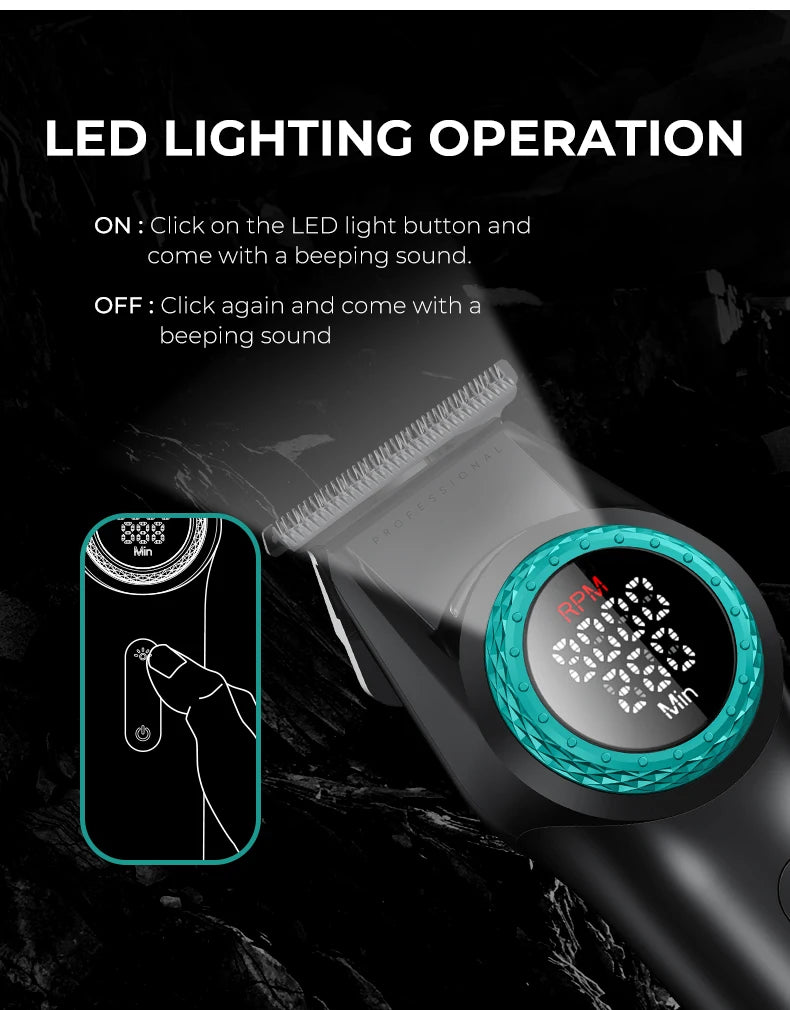 VGR 977 377 new hair trimming set high-end men's hair clipper