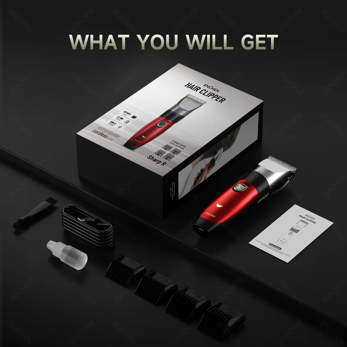 ENCHEN Sharp R Professional Cordless Hair Clipper Ultra Power