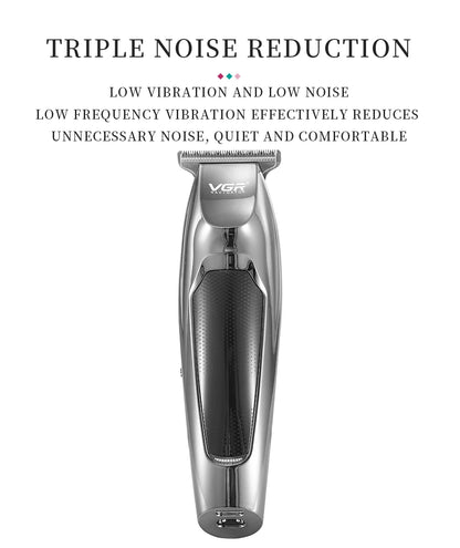 VGR Hair Trimmer Professional Hair Clipper LED Display V-070