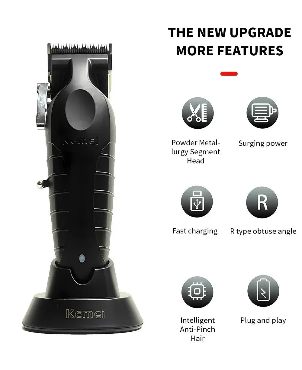 Kemei KM-2996 Professional Precision Fade Hair Clippers Cordless
