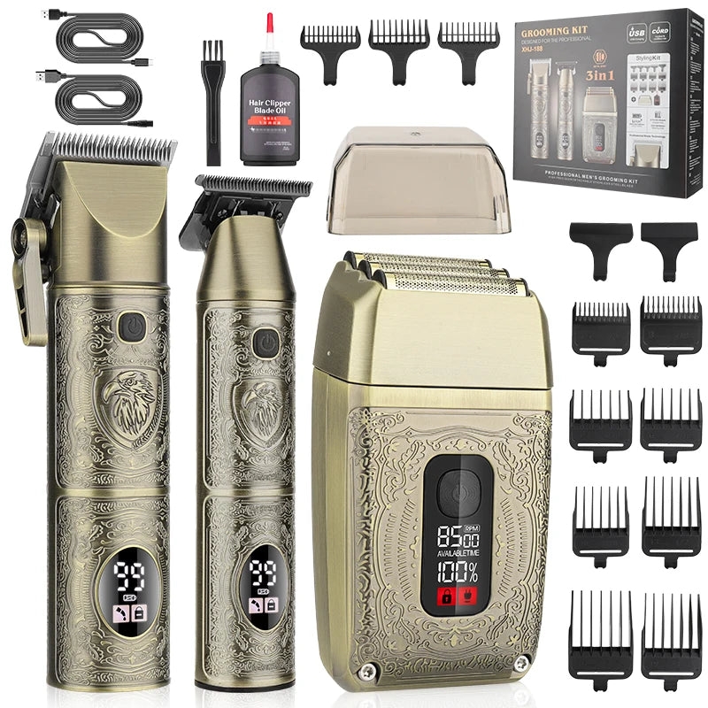 RESUXI XHJ-188 8500 RPM Professional Hair Clipper Electric Shaver