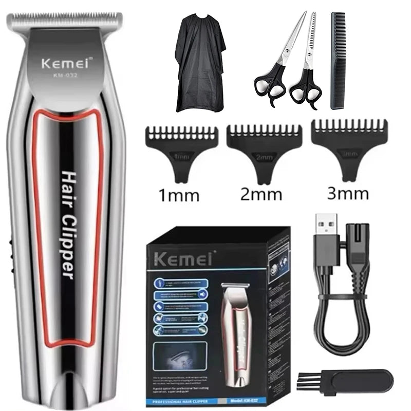 Kemei Professional Hair Trimmer Electric Beard Trimmer KM-032