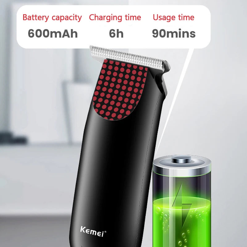 Kemei 889 Professional Pocket Cordless Hair Clipper Kit