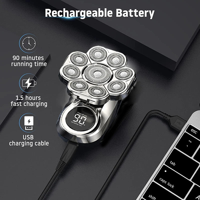 YUNCHi 6 in 1 Grooming Kit Electric Shaver Men's Beard