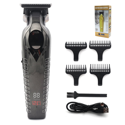 Hair Trimmer for Men Zero Gapped DLC TBlade Oil Head LED Display