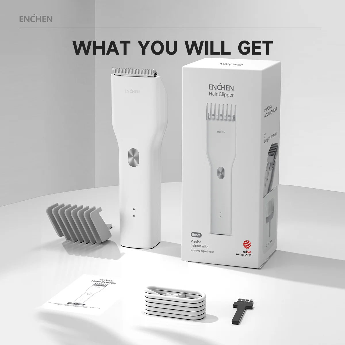 ENCHEN Boost Electric Hair Clipper Professional Cordless