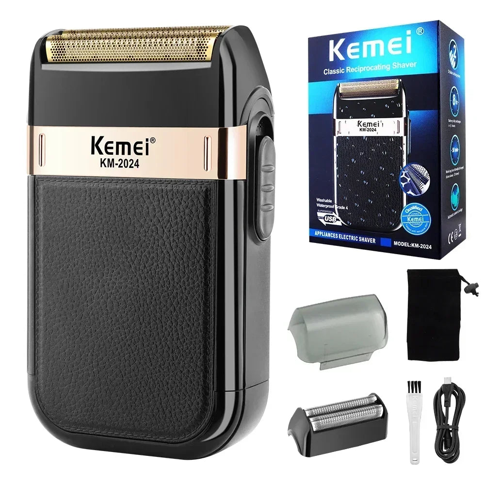 KEMEI Professional Electric Shaver for Men Electric Razors