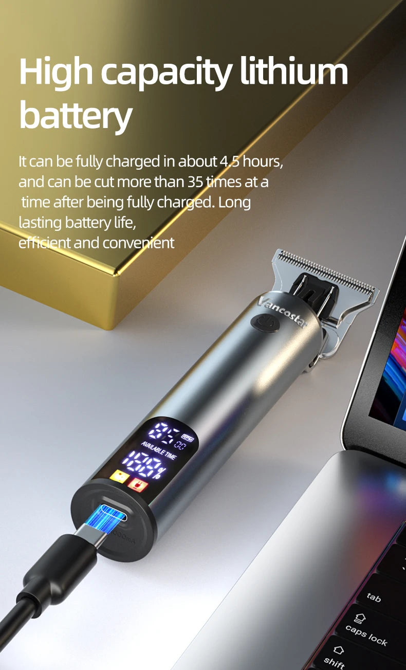 Rechargeable Hair Clipper Electric Hair Cut Machine