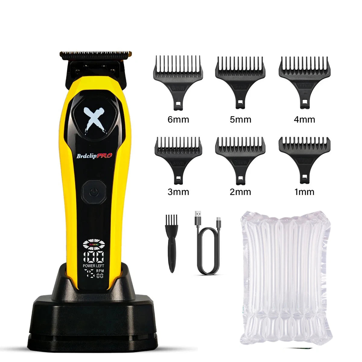 Professional Hair Clippers Rechargeable Hair Trimmer BRD-619