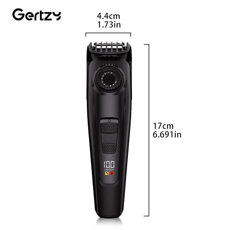 Electric hair clipper kit with digital display multifunctional