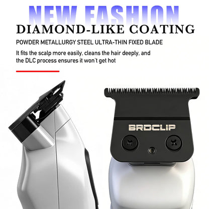 New White Professional FA1C-T-609 Barber Hair Clipper Set