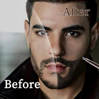 Men Beard Filling Pen Pencil Filler Pencil Brush Moustache Coloring Coverage