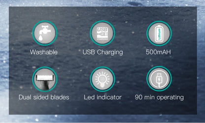 VGR Hair Trimmer Rechargeable Razor Waterproof Shaver V-017