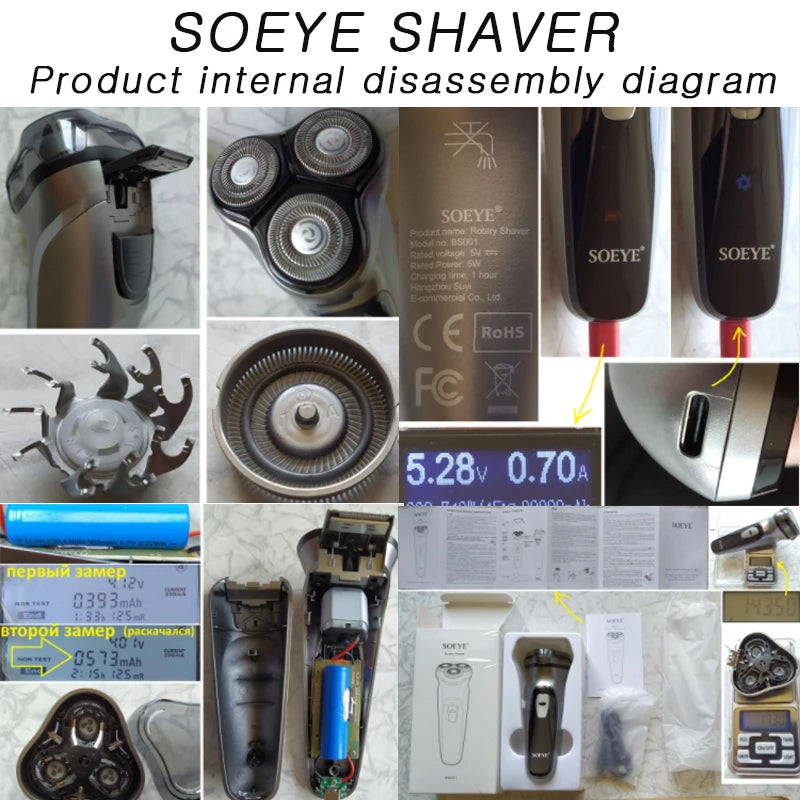 Electric Shaver for Men Electric Razor Shaver for Men 3D Floating