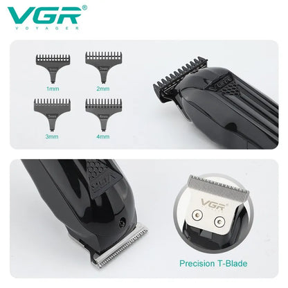 VGR Hair Trimmer Professional Hair Clipper Electric T-Blade Hair Cutting V-982