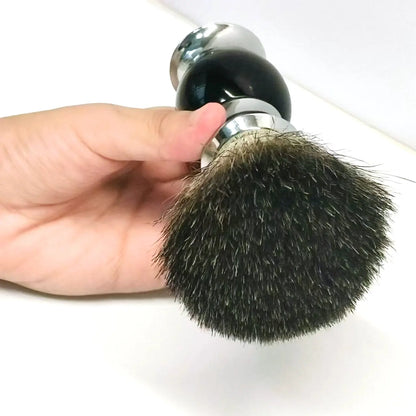 Premium Badger Hair Shaving Brush with Sleek Fine Resin
