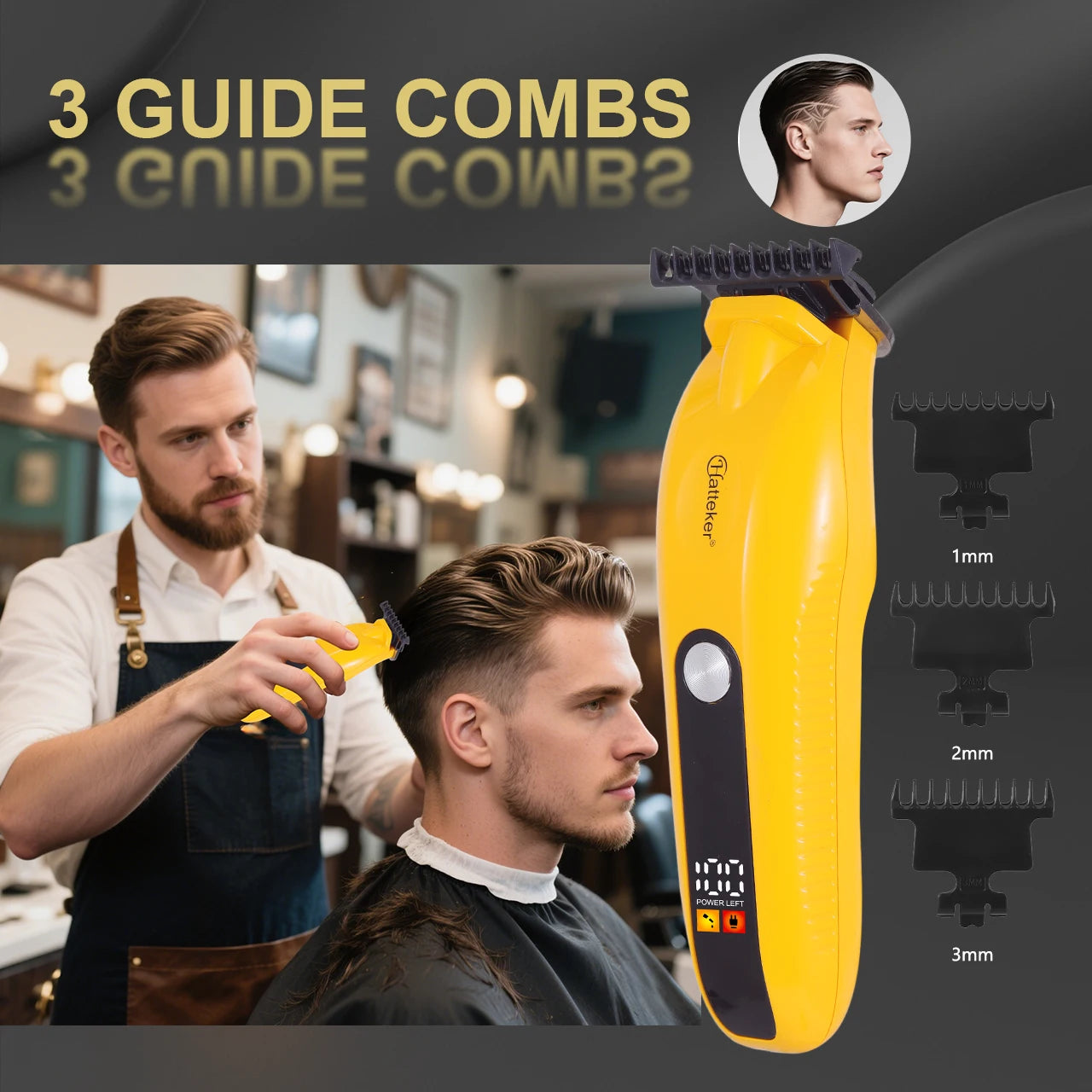 Hatteker Professional Electric Hair Trimmer Grooming Tool