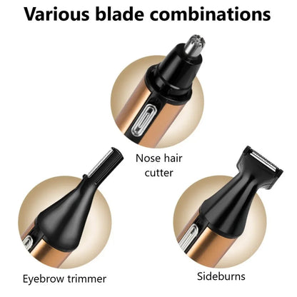 Kemei All In One Rechargeable Nose Trimmer Grooming