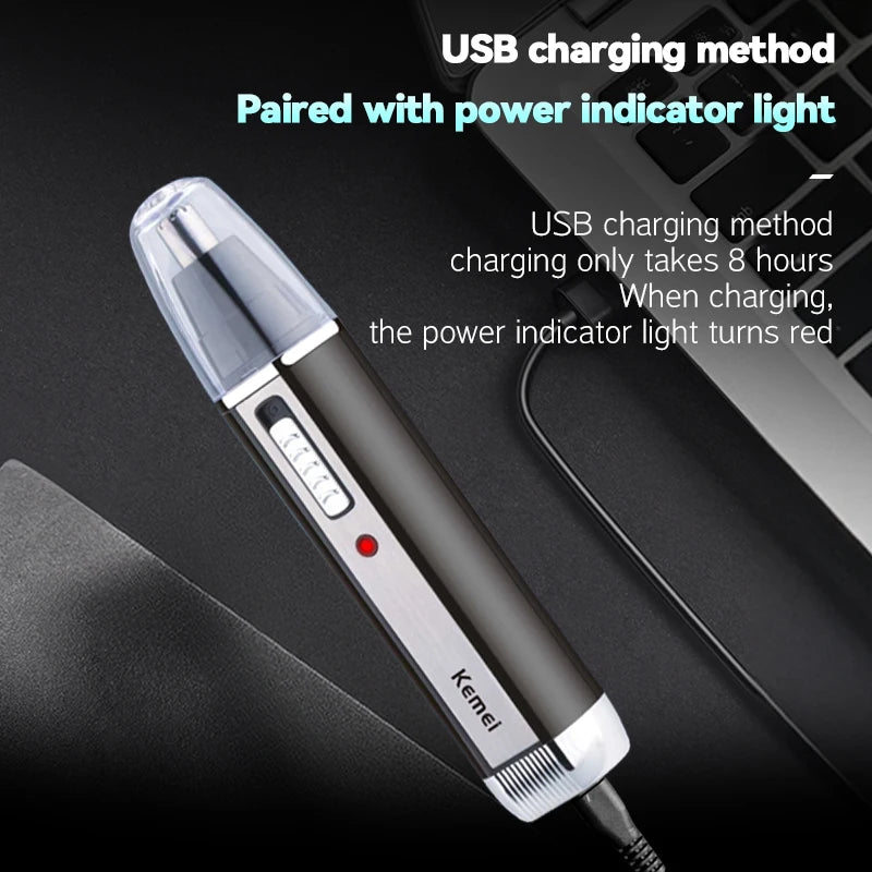 Kemei 6630, 4-in-1 Grooming Kit USB Rechargeable