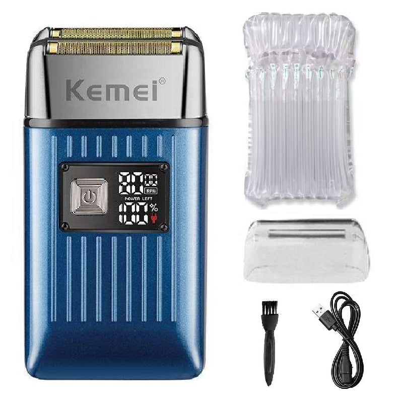 Original Kemei Barber Pro Electric Shaver For Men Hair&Beard Electric Razor