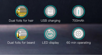 VGR Shaver Professional Razor Electric Shaver Shaving Machine V-399