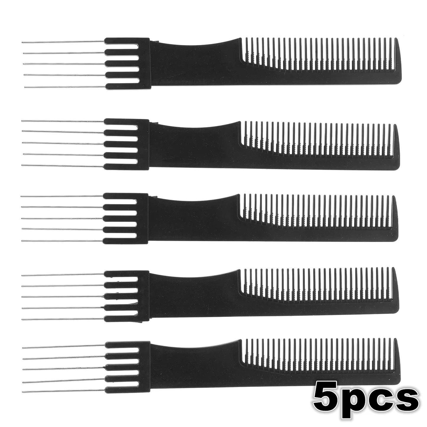 Stainless Steel & Plastic Hair Tail Comb Styling Tool