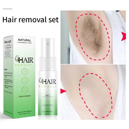 2 Minutes Fast Hair Removal Spray Painless Hair Growth
