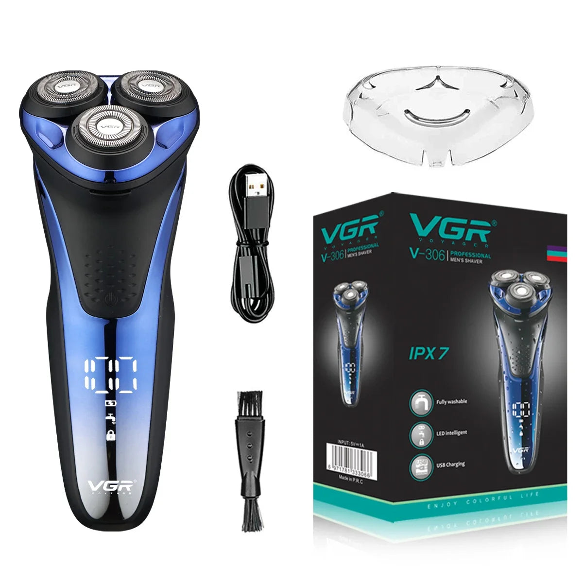 VGR Electric Shaver Professional Razor for Men V-306