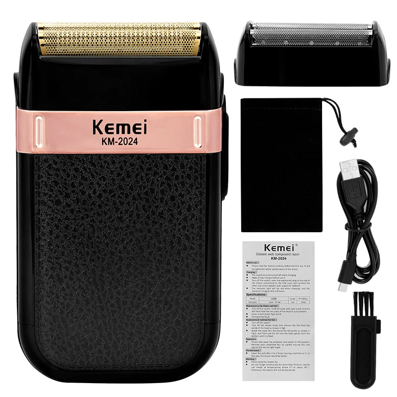 Professional Hair Trimmer Gold Clipper For Men Beard Trimmer