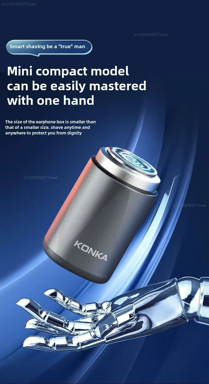 Xiaomi KONKA Mini Portable Electric Shaver Quick Cleaning  Shaver