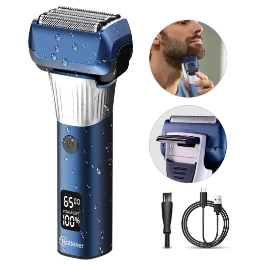 5-D Reciprocating Shaver for Men with LCD Digital Display