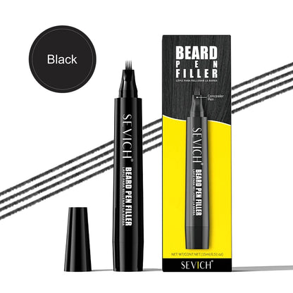 High-quality Beard Filler Pen Waterproof Black Brown Beard Coloring