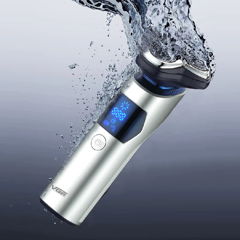 VGR 3D Pro Electric Shaver For Men Washable Beard Rotary