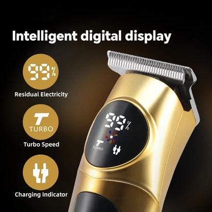 Professional Hair Clipper USB Rechargeable 1200mAh Lithium Battery