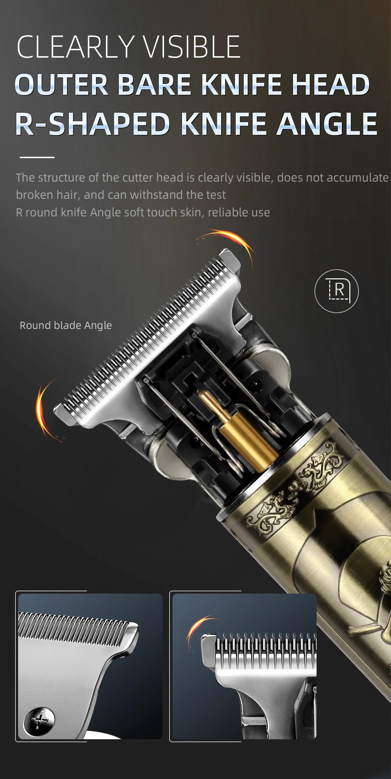 KIKIDO Professional Electric Trimmers or Adults Men Clipper