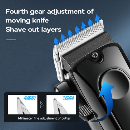 Original Kemei Full Metal Professional Hair Clipper Barber Hair Trimmer